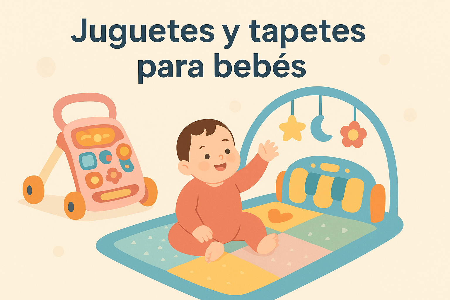 Hogar y bebés: guía de tapetes de juego, gimnasios y andaderas musicales para aprender jugando