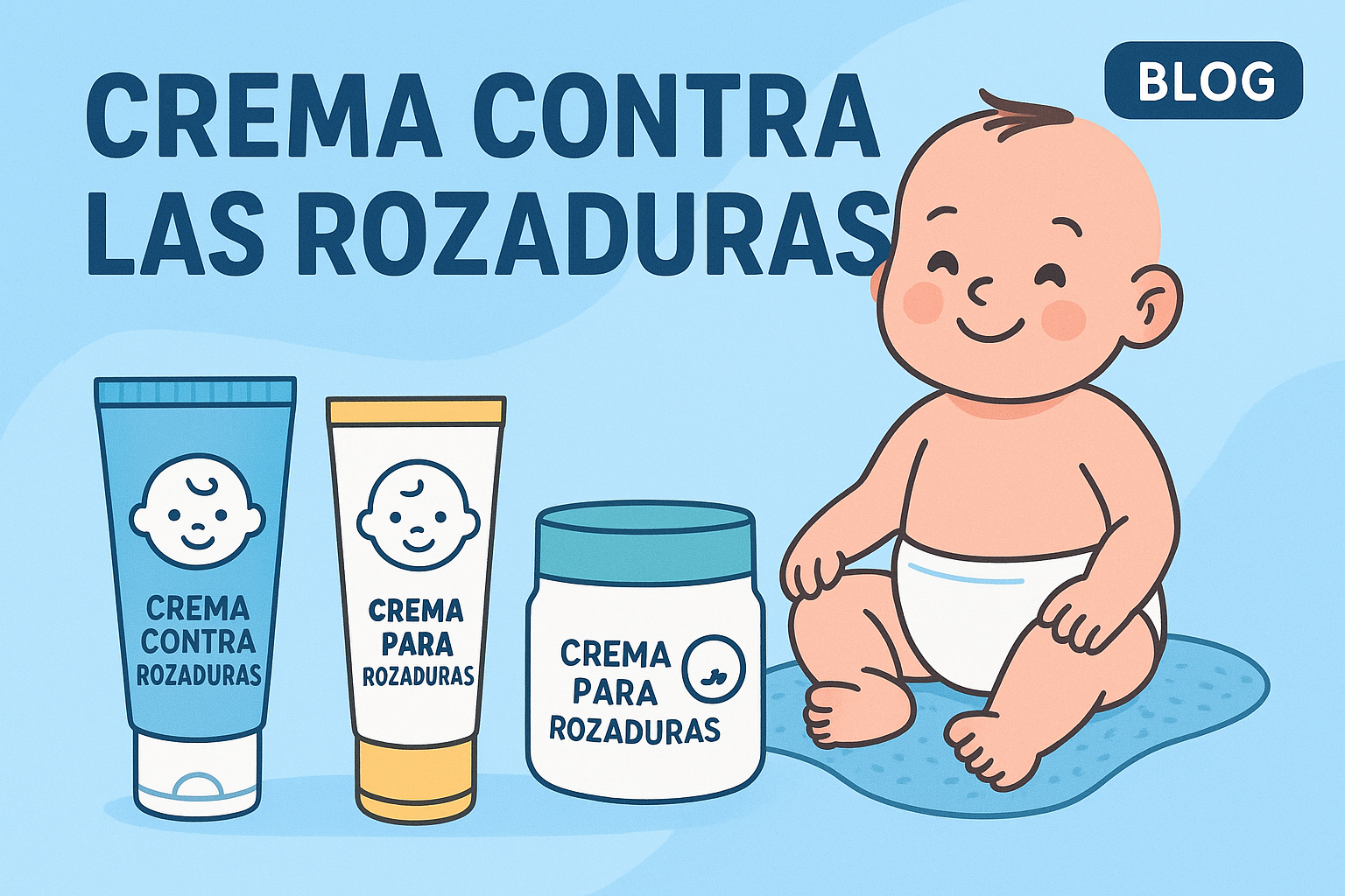 Cuidado del bebé: las mejores cremas y pomadas para las rozaduras del pañal y la piel sensible