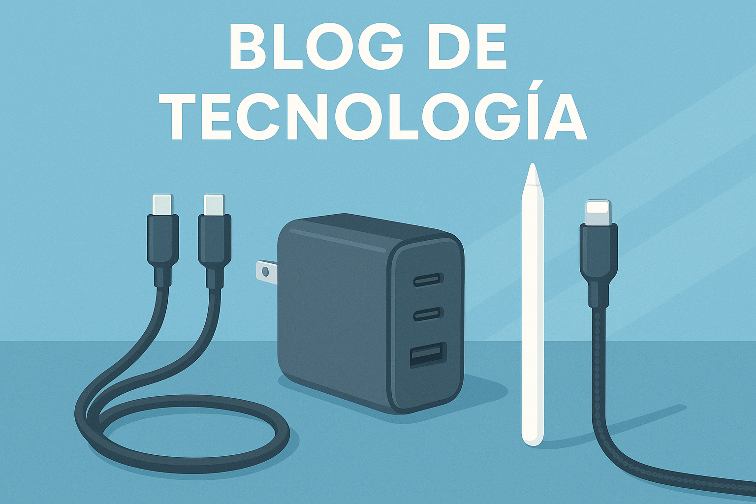 Accesorios tecnológicos en Amazon México para carga rápida y productividad: cables USB-C duraderos, cargadores GaN potentes y el lápiz para iPad metapen A8