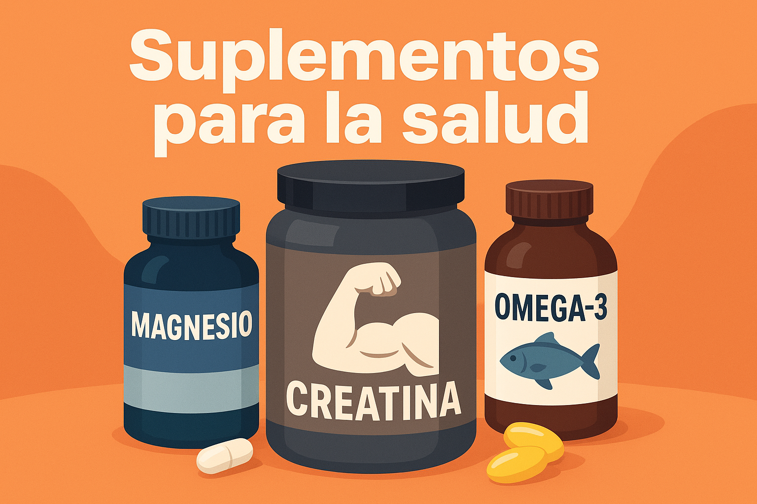 Top 5 suplementos más vendidos Amazon México para rendimiento, sueño y salud: Magnesio Complex, Creatina Monohidratada y Omega 3